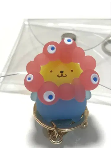 [ 미사용 ] 산리오 미야쿠미야쿠 변신 입체 클리어 키링 [ 폼폼푸딩 ]