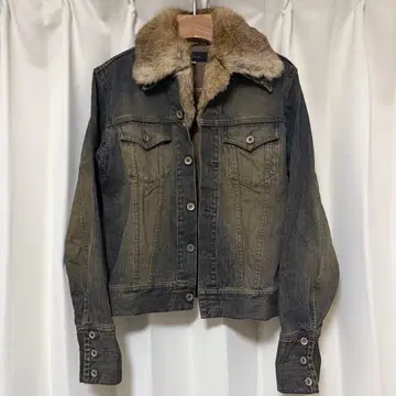 초레어!led rechwe  퍼 포함 데님 자켓 M