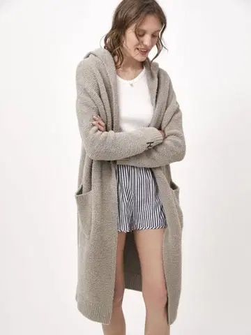 [새상품] 론 헤르만 보아 롱 가디건 베이지