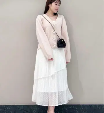 스나이델 펄 버튼 가디건