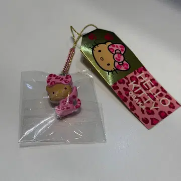 오사카 한정 일광화상 갸루 키티 레오파드 무늬 지역 한정 꼬리 스트랩