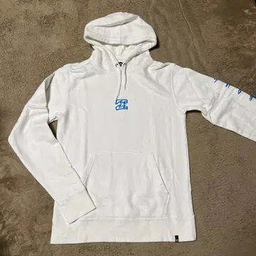 남성용 BILLABONG 화이트 후드 부착 후드티 M 250
