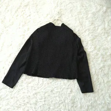 BELLE KRISTY 스탠드 카라 긴팔 셔츠 F 백 피코 프릴 블랙