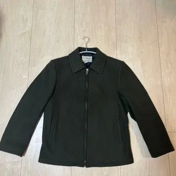 L.L.Bean 다크 그린 울 코트