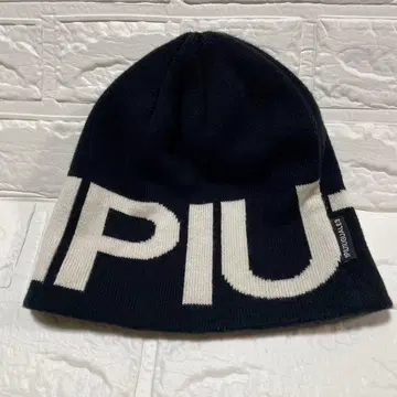 RELAX 니트 모자 블랙과 화이트