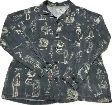 갱스터빌 올 패턴 셔츠 갱스터빌 오픈 셔츠