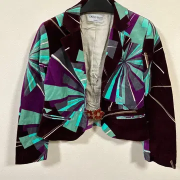EMILIO PUCCI 테일러드 자켓 기하학 패턴