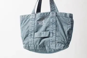 [ 미사용 ] RHC Ron Herman 데님 미니 토트백