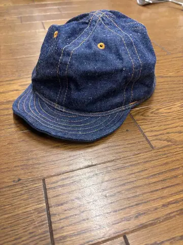 D AND H 네프 포함 라이트 데님 캡