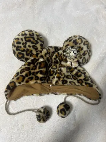 도쿄 디즈니 리조트 레오파드 무늬 모자