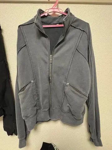 그레이 집업 트레이닝복