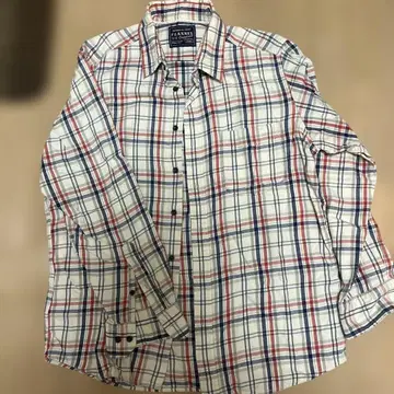 유니클로 FLANNEL 체크 무늬 플란넬 셔츠 XL