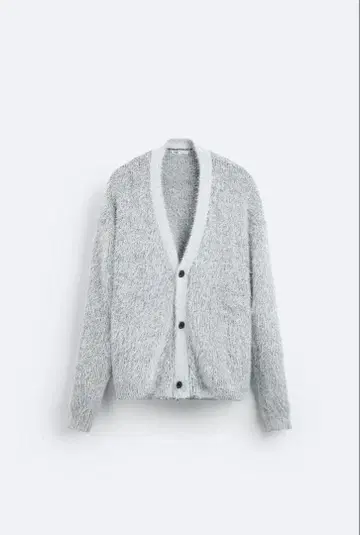 ZARA 샤기 니트 가디건
