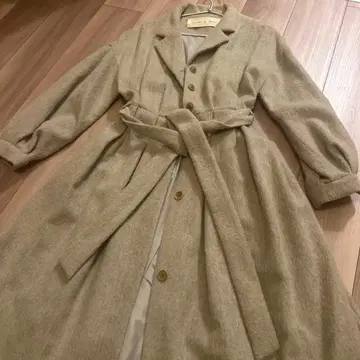 아틀리에 드 사봉 알파카 샤기 코트 원피스