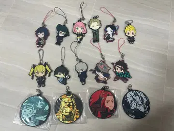 애니메이션 캐릭터 아크릴 키링 세트