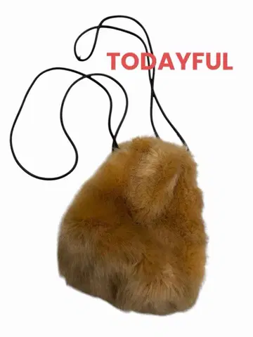 TODAYFUL 퍼 숄더백