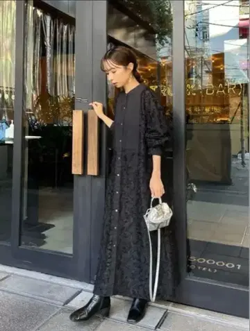 CAPRICIEUX LE'MAGE 프린지 자카드 원피스