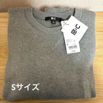 UNIQLO : C 유니클로 씨 스무스 코튼 크루넥 스웨터 S