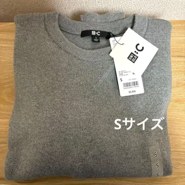 UNIQLO : C 유니클로 씨 스무스 코튼 크루넥 스웨터 S