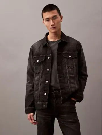 Calvin Klein CSHMR DNM TRCKR 데님 자켓