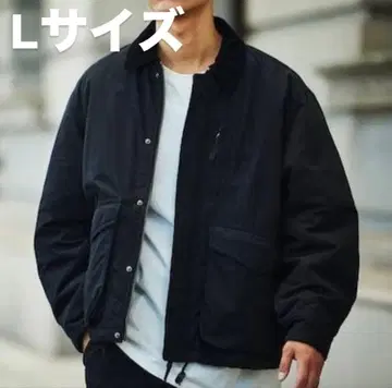 옷깃 코듀로이 절개 코튼 나일론 블루종/낚시용 자켓