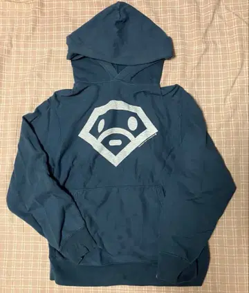 BABY MAIL O 네이비 블루 S 사이즈 후드티