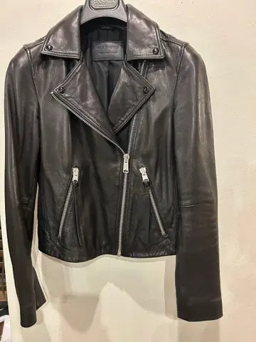 ALLSAINTS 가죽 라이더 자켓 블랙 S 사이즈