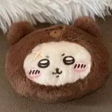 치이카와 미니소 후와후와 시리즈 곰 얼굴 캔뱃지 랏코