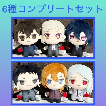 [최저가] 문호 스트레이독스 푸칫슈 봉제 인형 마스코트 6세트