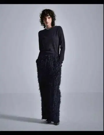 MECRE 자카드 스트레이트 팬츠 M