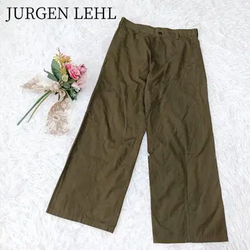 [ JURGEN LEHL ] 캐주얼 팬츠 치노 팬츠 무지 카키