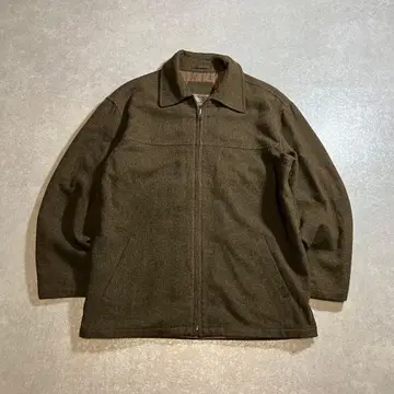 00s archive 울 자켓 집업 브라운 y2k