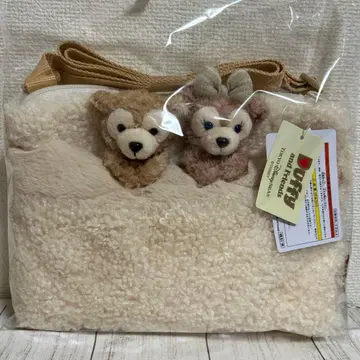 디즈니씨 한정판 더피 셰리메이 백 복슬복슬 미사용 새상품
