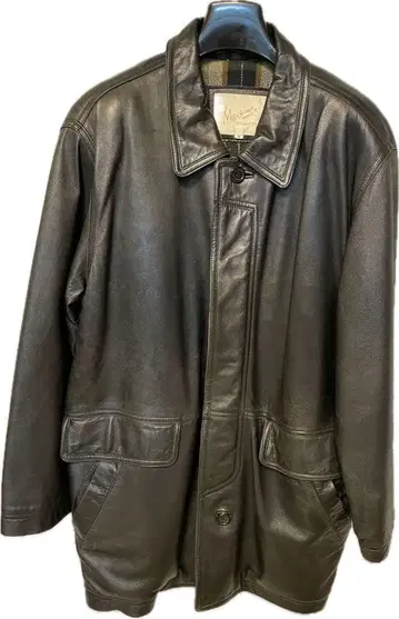 Massimo 마시모 천연 가죽 양가죽 가죽 자켓 코트 남성용 아우터