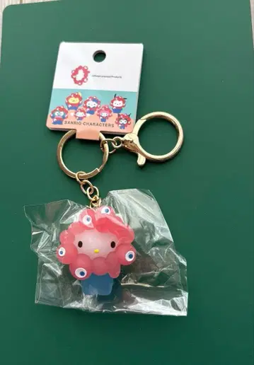 오사카 만박 산리오 미야쿠미야쿠 변신 키링 헬로키티 클리어