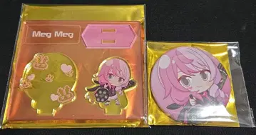 컴퍼스 메구메구 캐러밴 캔뱃지 미니 아크릴 디오라마