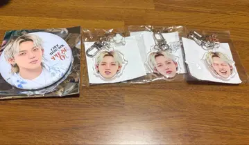 TREASURE 얼굴 아크릴 키링 캔뱃지 현석