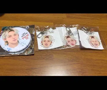 TREASURE 얼굴 아크릴 키링 캔뱃지 현석