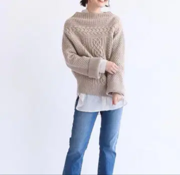 framework 울 100% 해밀턴 아란 보틀넥 니트