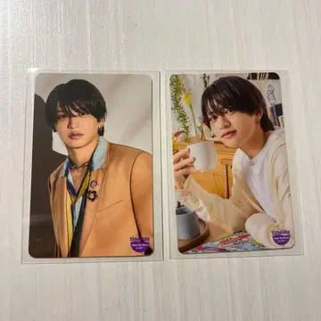 timelesz 트레이딩 카드 이노마타 슈토/마츠시마 소우 STS 레시피