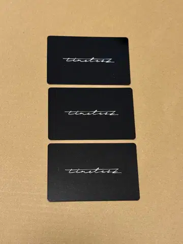 타임리스 플레이리스트 카드 3장 세트