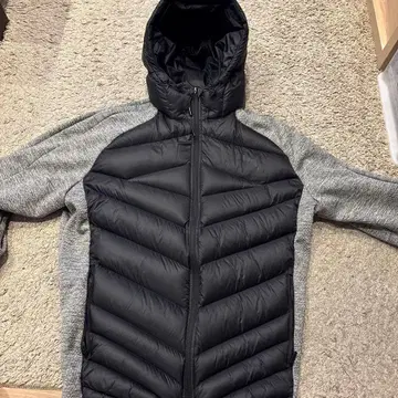 PUMA 다운 자켓 XL 블랙/그레이