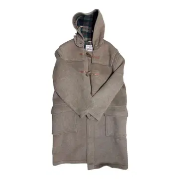 글로버올 더플 코트 카멜 울 L 사이즈 1098