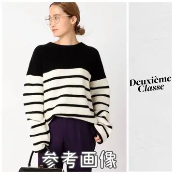 [ 정가 39,800 ] 두지엠 클라세 보더 니트