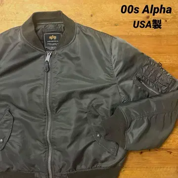 00s ALPHA INDUSTRIES USA제 MA-1 플라이트 자켓