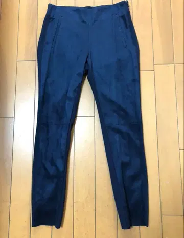 자라 페이크 스웨이드 팬츠 네이비 xs