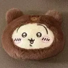 치이카와 미니소 후와후와 시리즈 곰 얼굴 캔뱃지 토끼