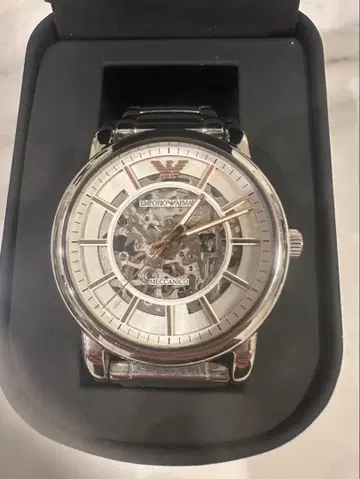 EMPORIO ARMANI 기계식 손목시계 실버