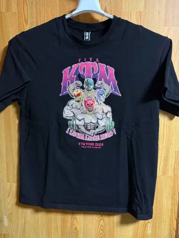 케츠메이시 KTM 2024 루차도르 TEE 블랙 L 사이즈