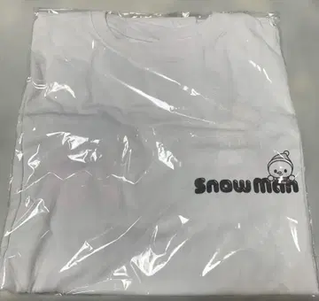 [ 미개봉 ] Snow Man Snow World 티셔츠 로고Ver.